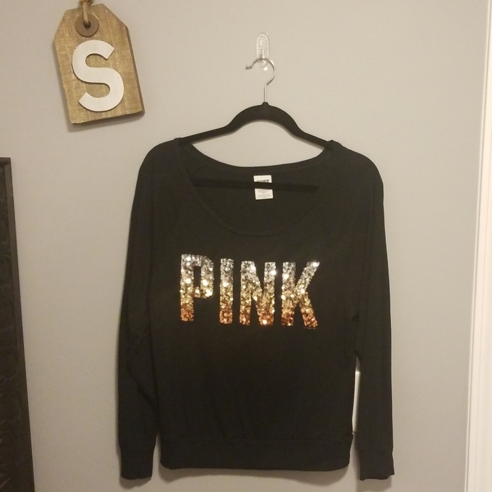 PINK black long sleeve